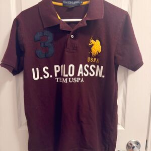 Polo-ralph-lauren Men's Burgundy Polo-shirts